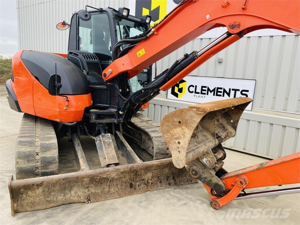 Kubota KX080-4a Vidutinės galios ekskavatoriai 7-12 t