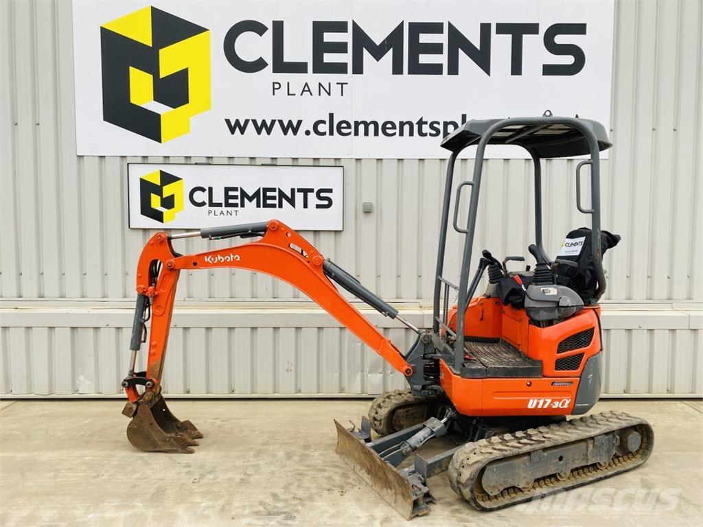 Kubota U17-3a Statyba - Kita