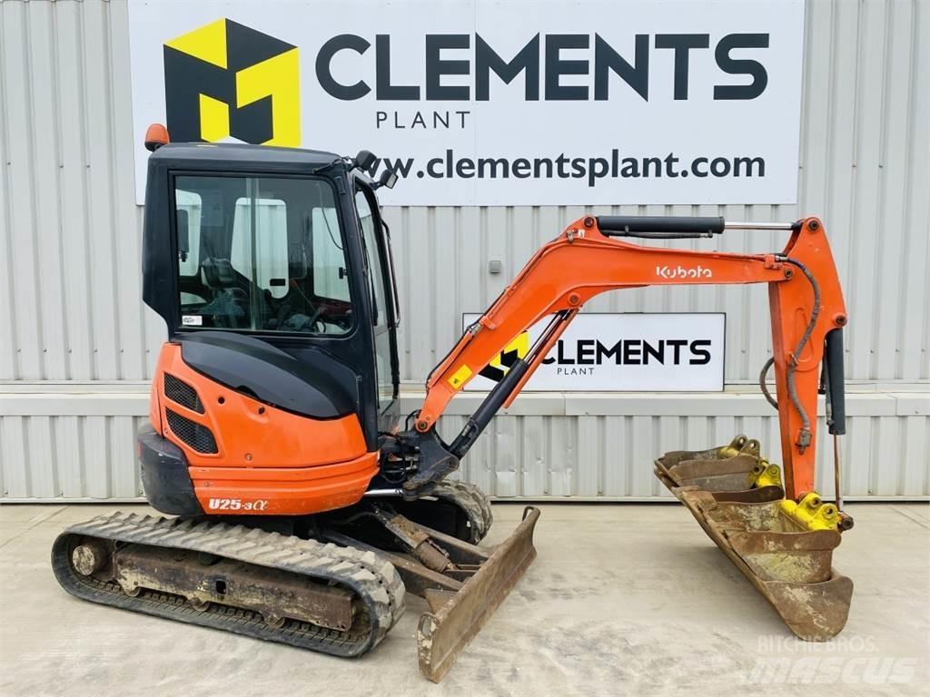Kubota U25-3EU Mini ekskavatoriai < 7 t