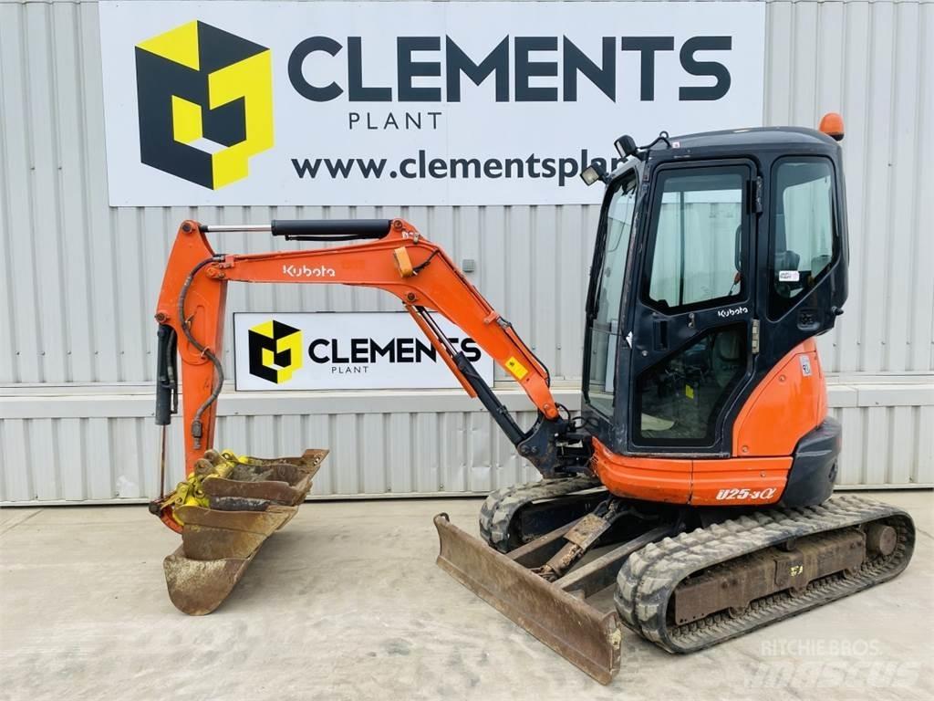 Kubota U25-3EU Mini ekskavatoriai < 7 t