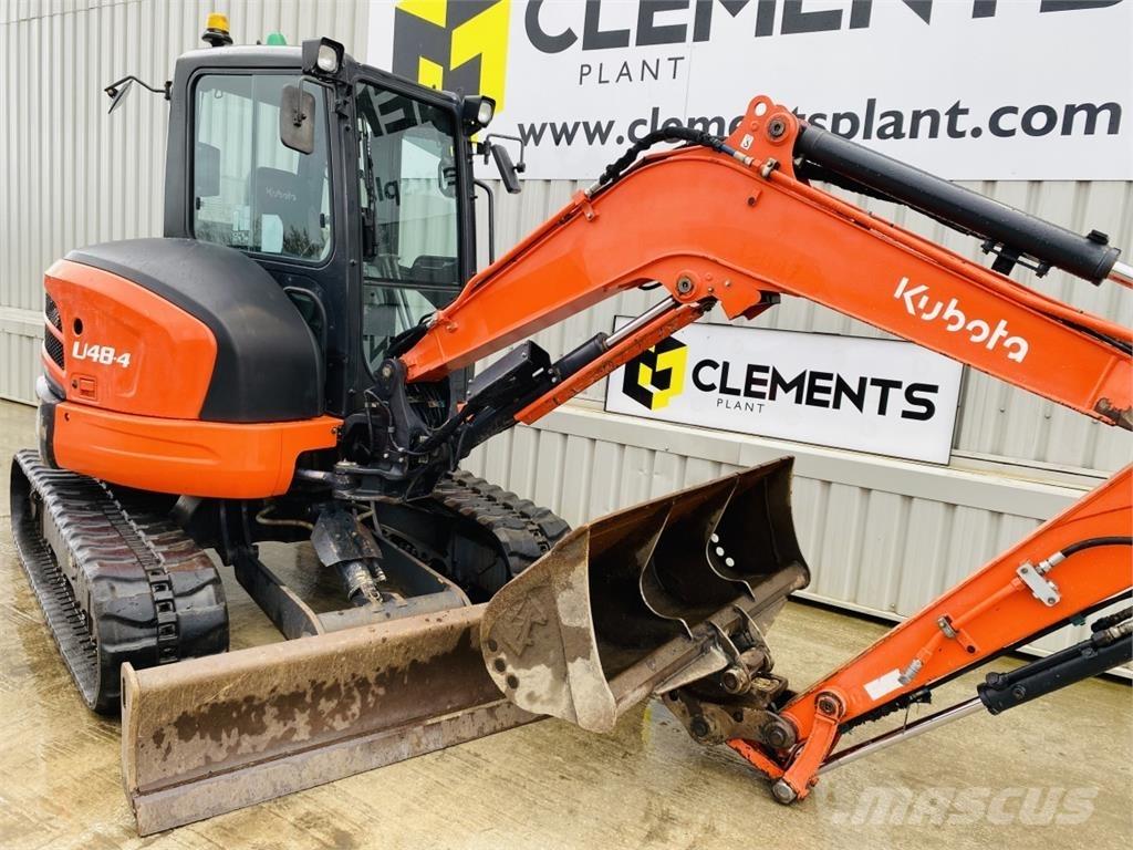 Kubota U48-4 Vidutinės galios ekskavatoriai 7-12 t