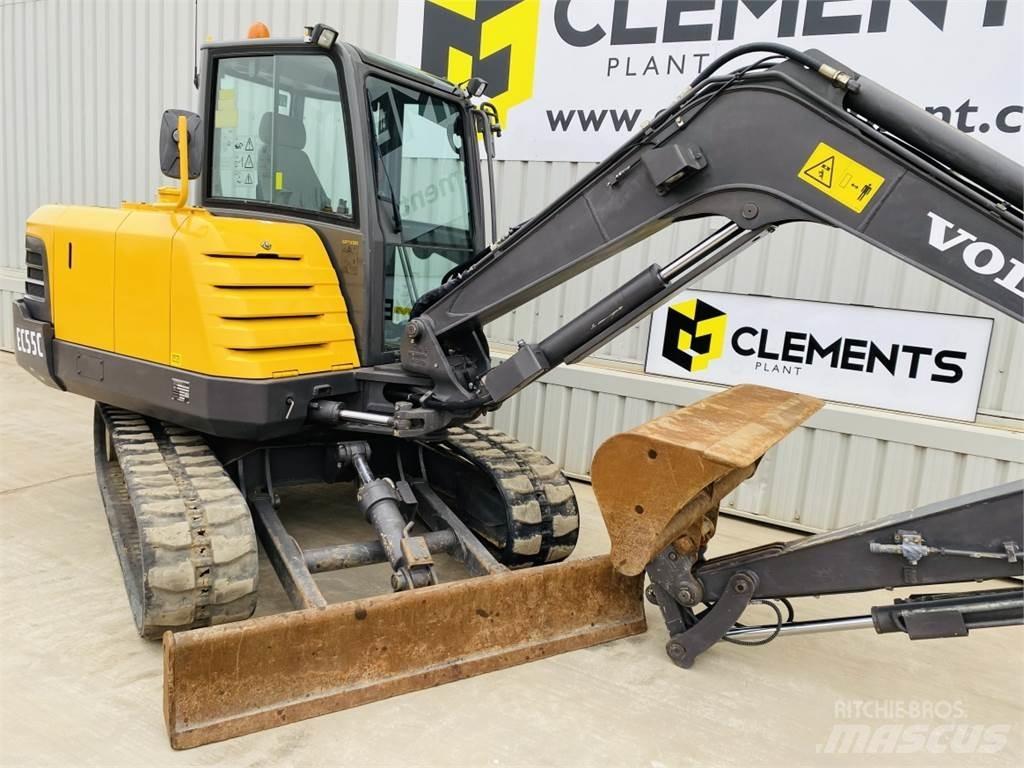 Volvo EC55C Vidutinės galios ekskavatoriai 7-12 t
