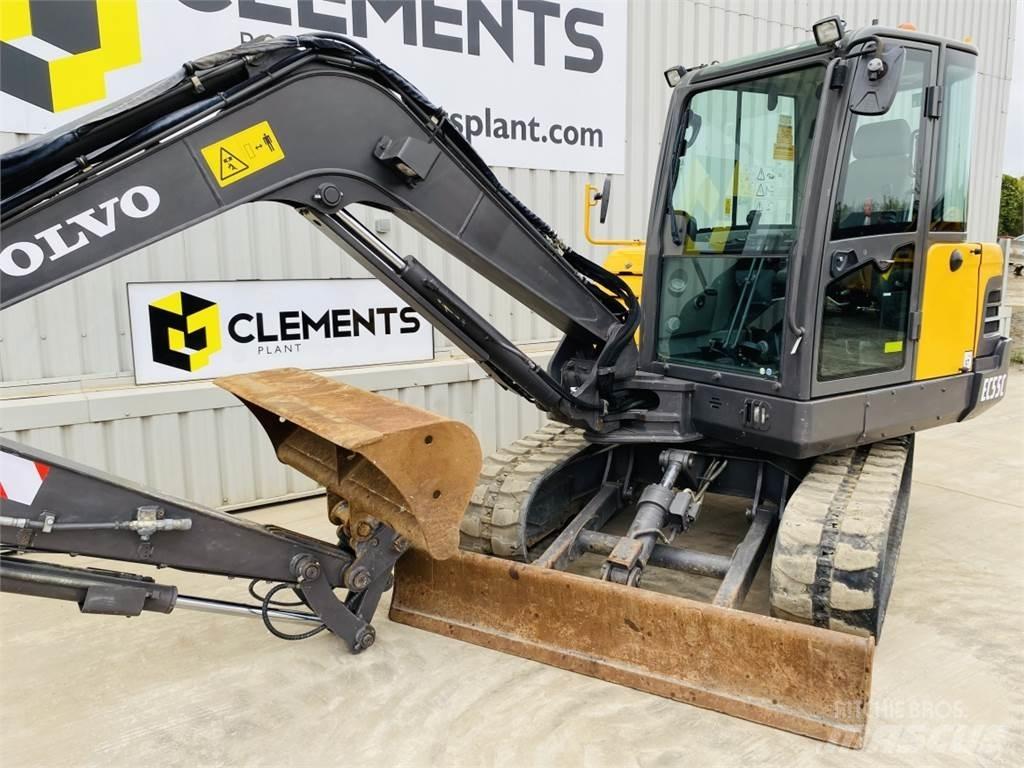 Volvo EC55C Vidutinės galios ekskavatoriai 7-12 t