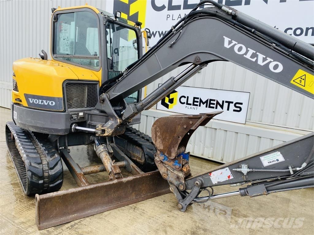 Volvo ECR58D Vidutinės galios ekskavatoriai 7-12 t