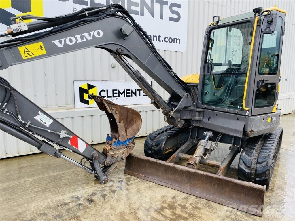 Volvo ECR58D Vidutinės galios ekskavatoriai 7-12 t