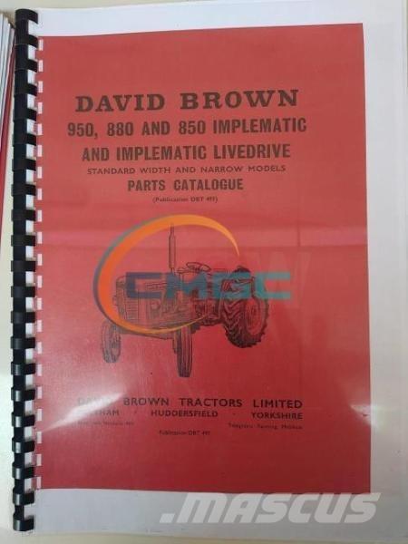 David Brown 850 Traktoriai