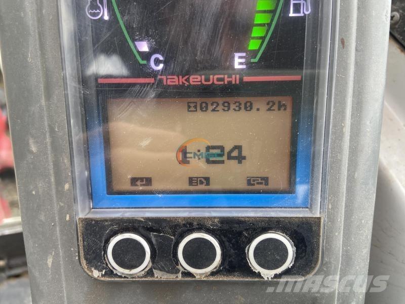 Takeuchi TB216 Ratiniai ekskavatoriai