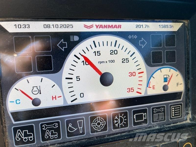 Yanmar SV120 Vikšriniai ekskavatoriai