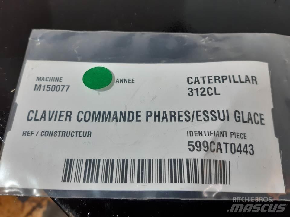 CAT 312CL Kabinos ir interjeras