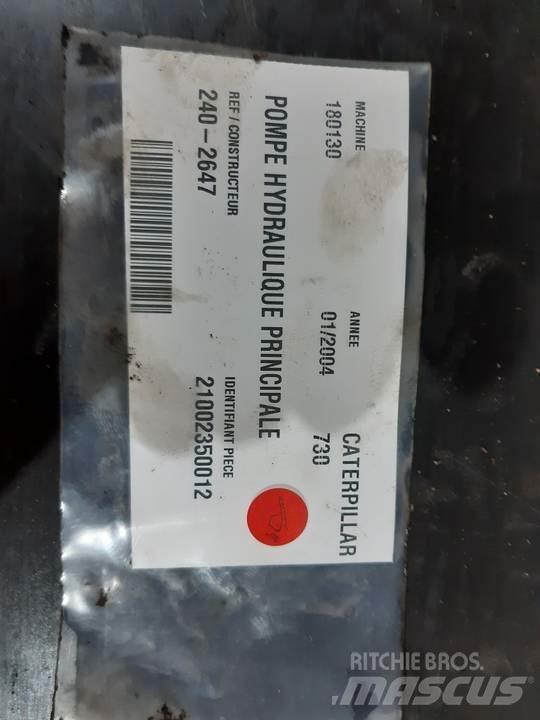 CAT 730 Hidraulikos įrenginiai