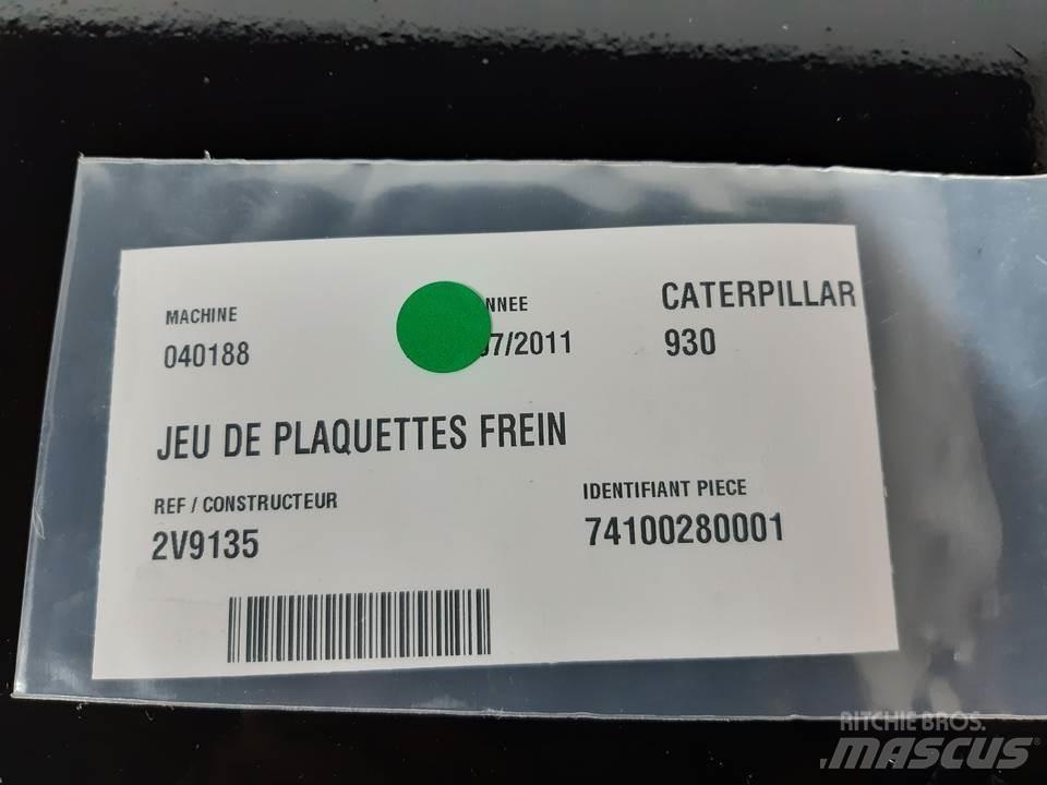 CAT 930 Vikšrai, grandinės ir važiuoklės