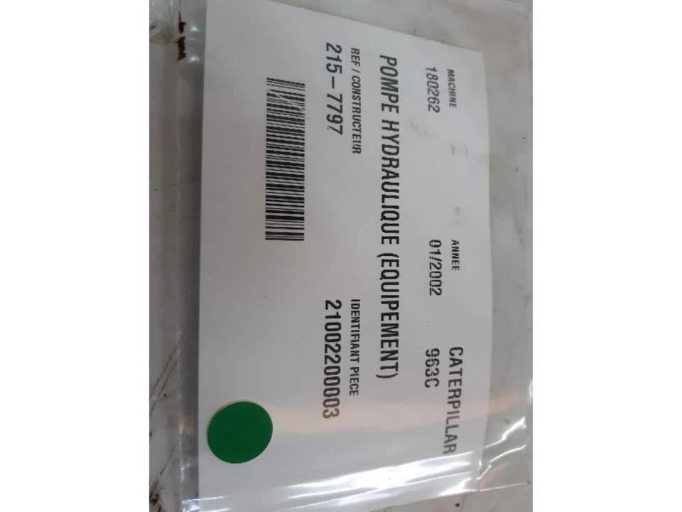 CAT 963C Hidraulikos įrenginiai