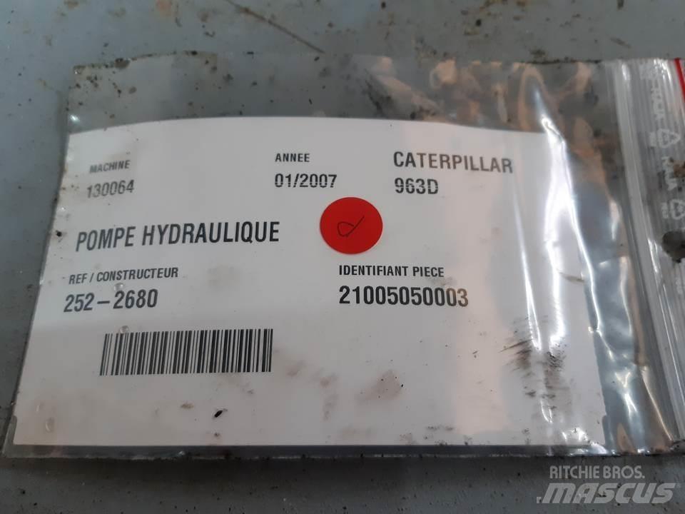 CAT 963D Hidraulikos įrenginiai
