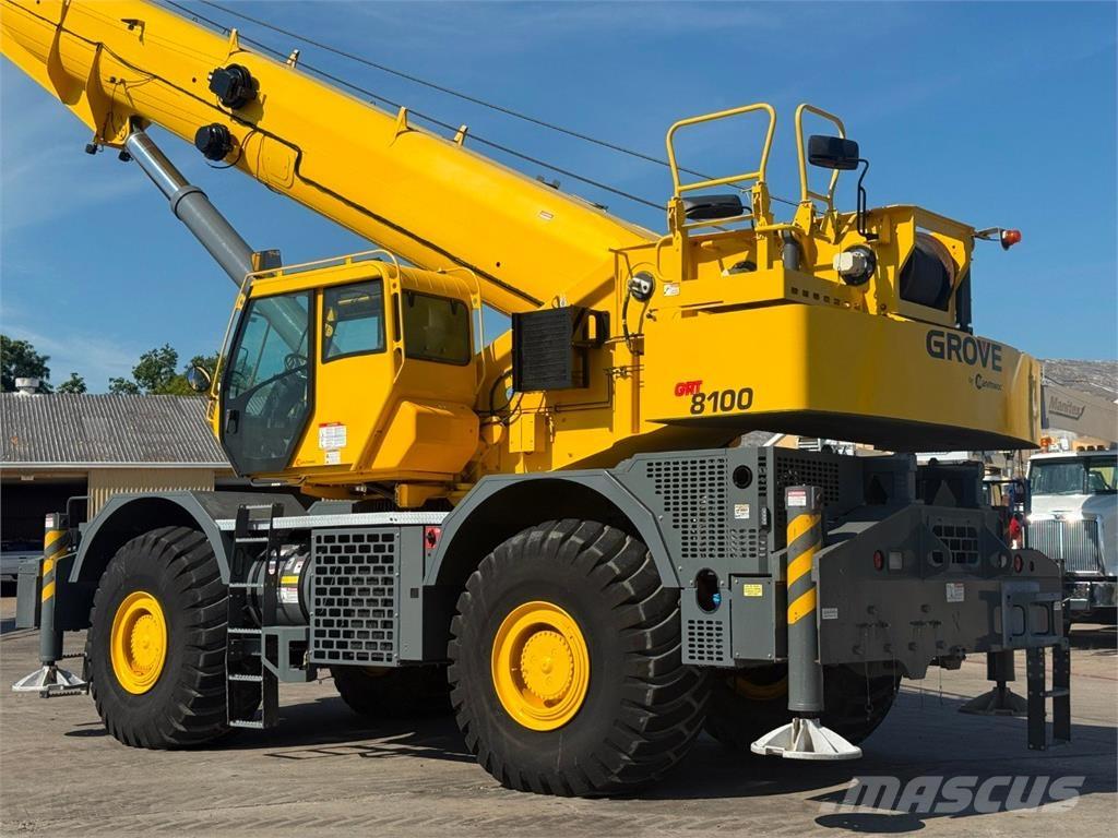 Grove GRT8100 Neapdoroto reljefo kranai