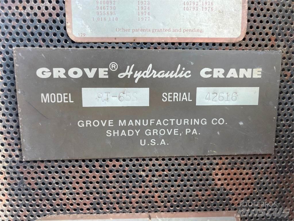 Grove RT65S Neapdoroto reljefo kranai
