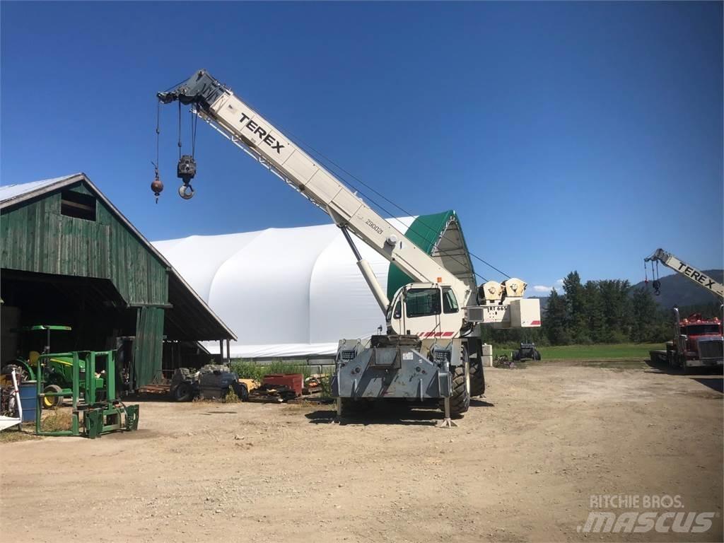 Terex RT 665 Neapdoroto reljefo kranai