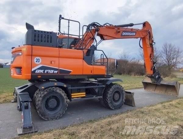 Doosan DX 170 W-7 Ratiniai ekskavatoriai