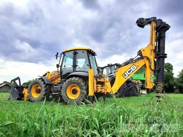 JCB 4CX +Piling Master Ekskavatoriniai krautuvai