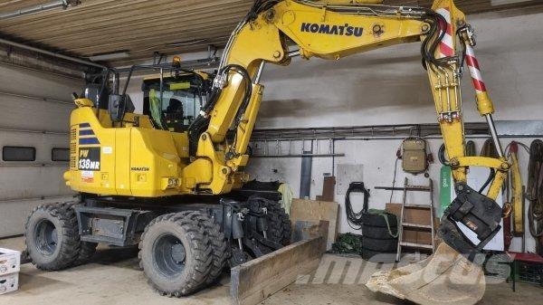 Komatsu PW 138 MR Ratiniai ekskavatoriai