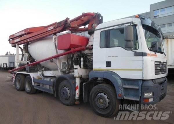 MAN TGA 35.410 +Sermac Betono siurbliai