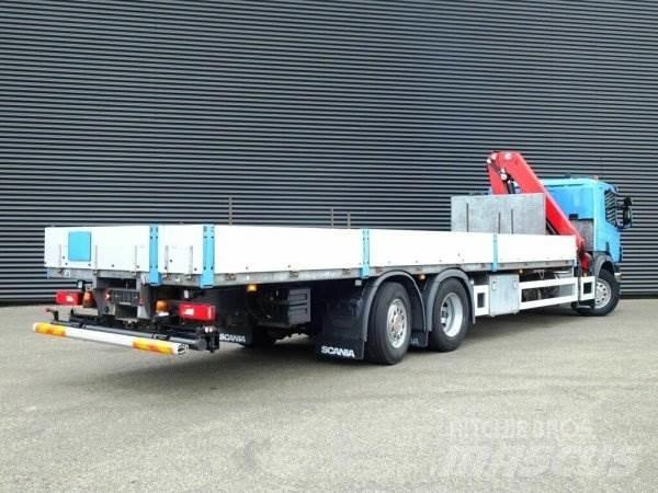 Scania P320 + Effer Automobiliniai kranai
