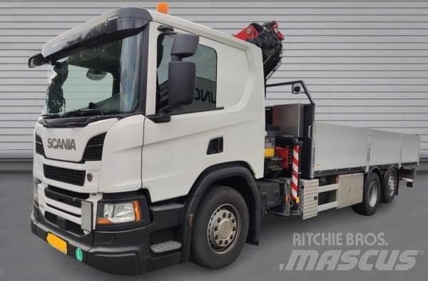Scania P410 Automobiliniai kranai