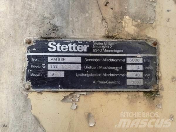 Stetter AM 6 SH Betonvežiai
