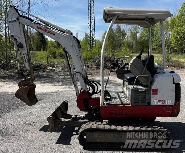 Takeuchi TB 016 Mini ekskavatoriai < 7 t