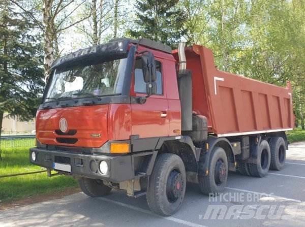 Tatra T815 Terrno 1 Savivarčių priekabų vilkikai