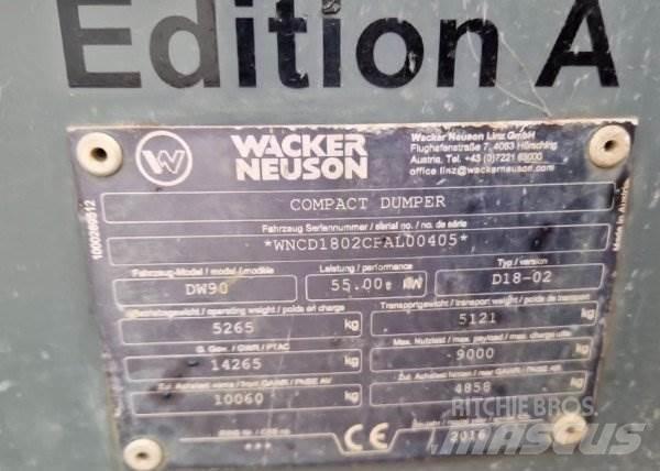 Wacker Neuson DW 90 Atliekų išvežimo technika