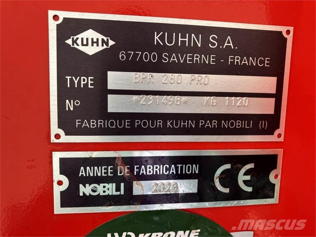Kuhn BPR 280 Pro Ganyklų šienapjovės / rėžtuvės