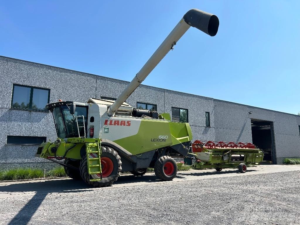 CLAAS Lexion 660 Derliaus nuėmimo kombainai