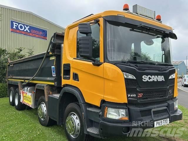 Scania P410 XT Savivarčių priekabų vilkikai
