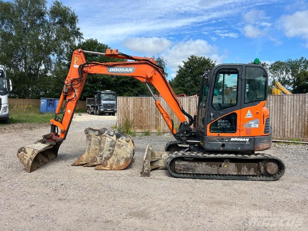Doosan DX 63-3 Mini ekskavatoriai < 7 t