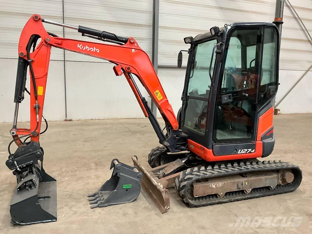 Kubota U 27-4 Mini ekskavatoriai < 7 t