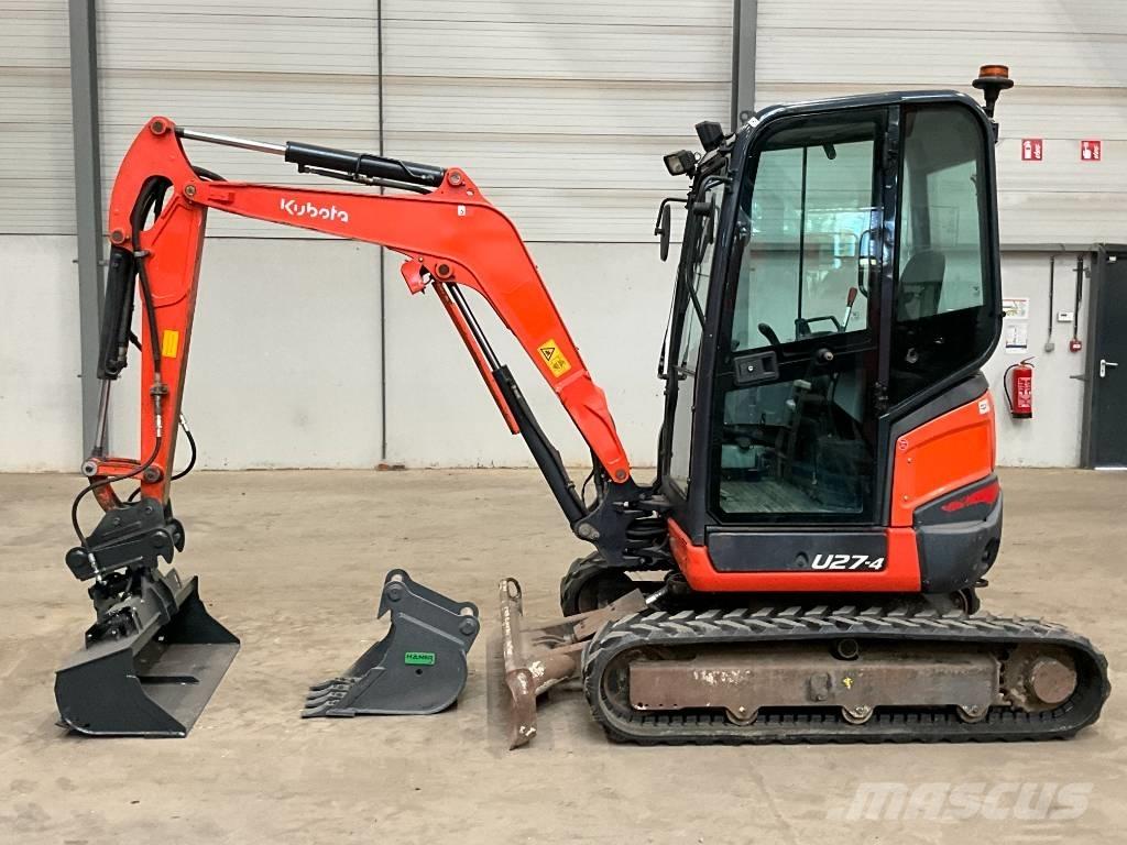 Kubota U 27-4 Mini ekskavatoriai < 7 t