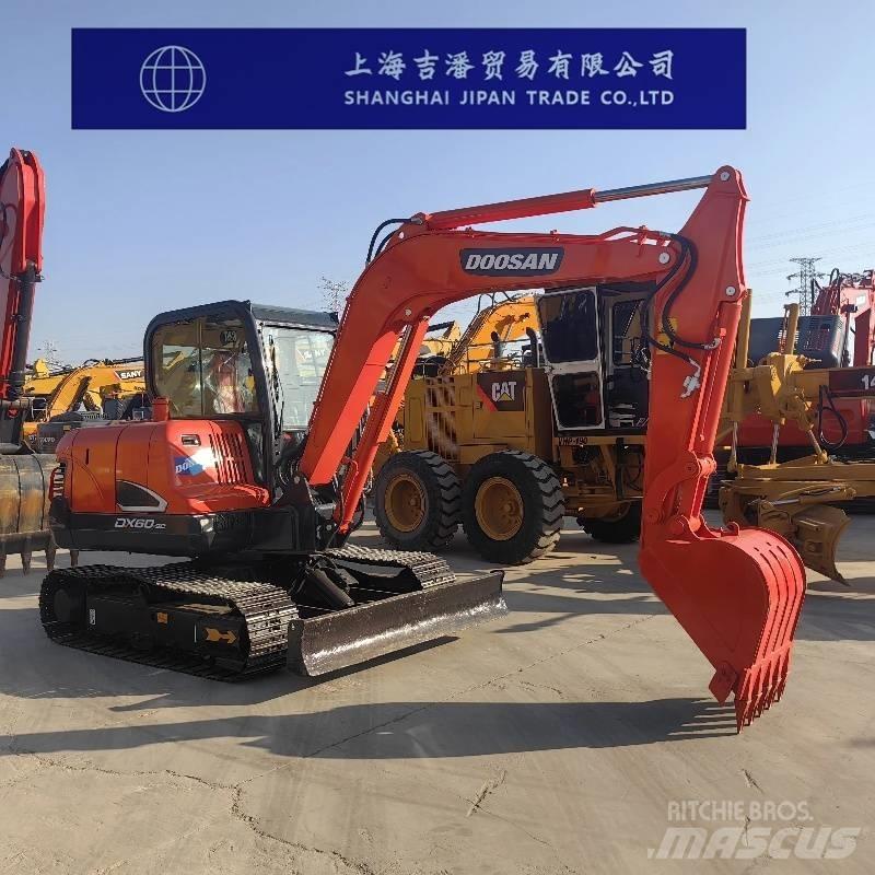 Doosan DX 60 Mini ekskavatoriai < 7 t