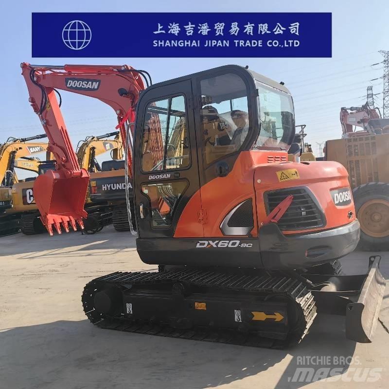 Doosan DX 60 Mini ekskavatoriai < 7 t