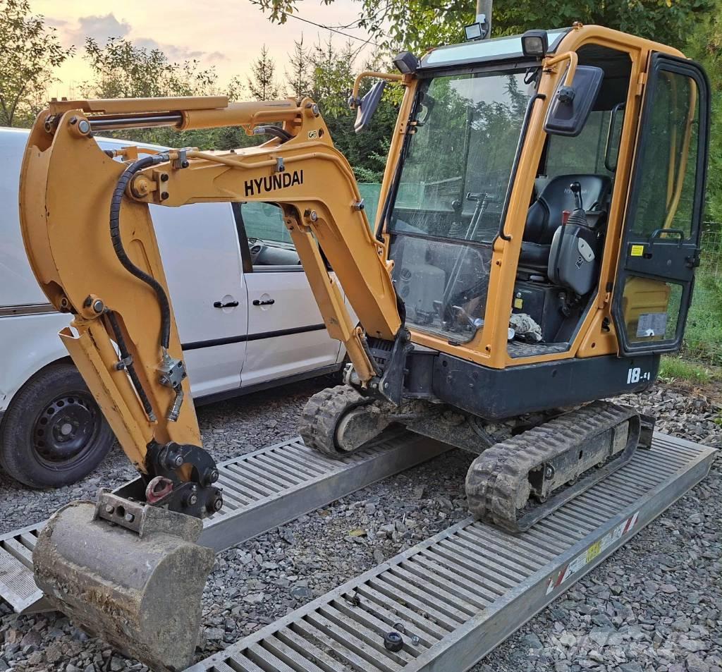 Hyundai R18-9 Mini ekskavatoriai < 7 t