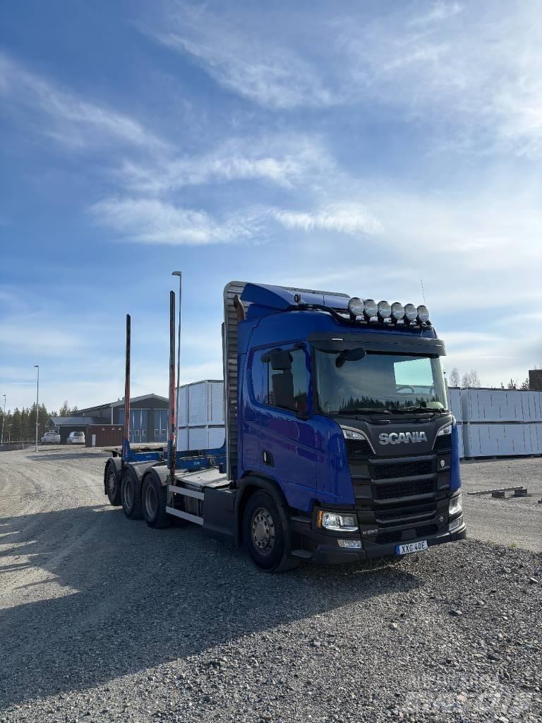 Scania R 650 Miškovežių vilkikai
