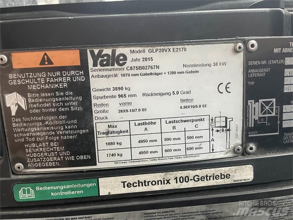 Yale GLP20VX LPG (dujiniai) krautuvai
