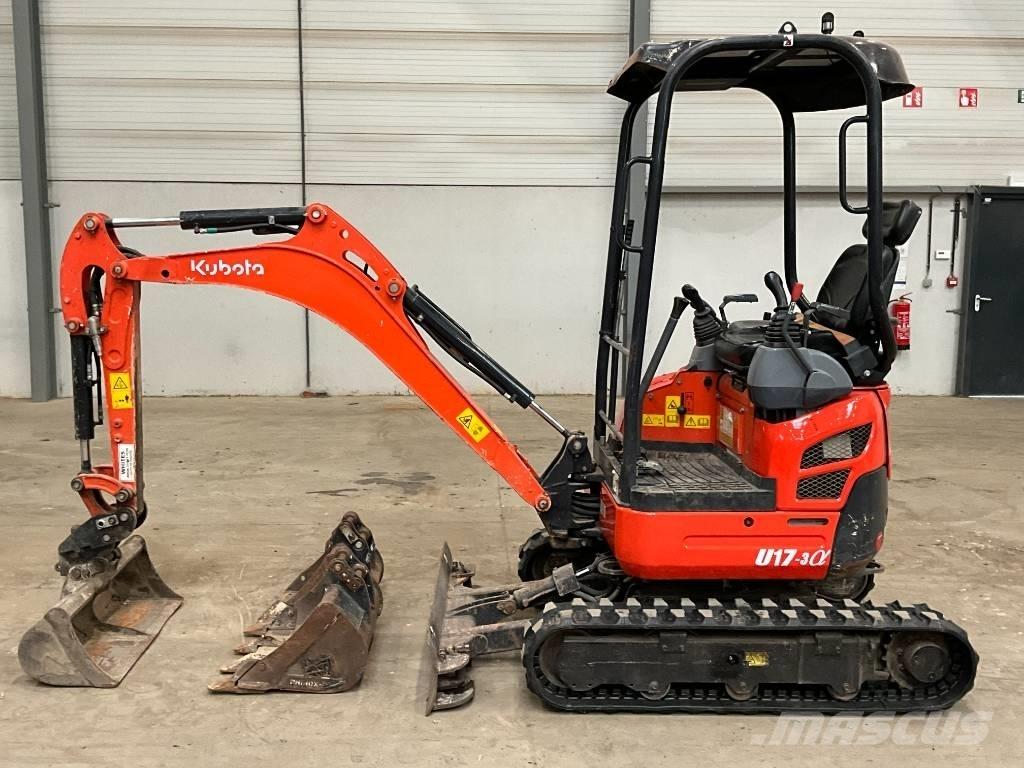 Kubota U 17-3 A Mini ekskavatoriai < 7 t