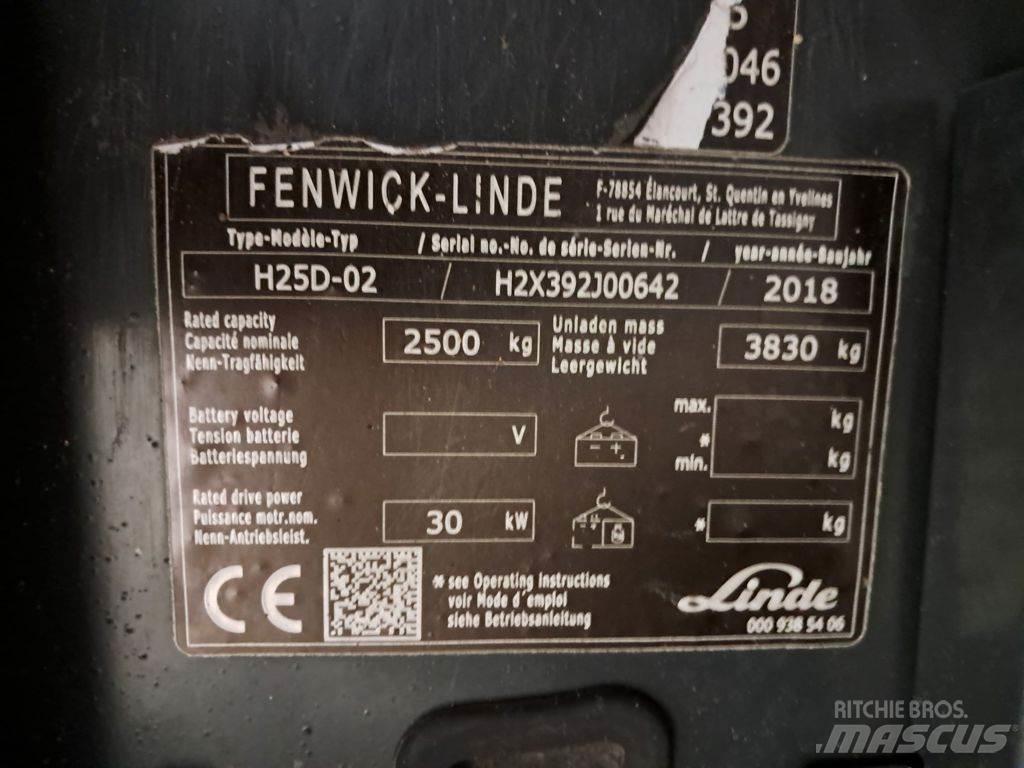 Linde H25D-02 Dyzeliniai krautuvai