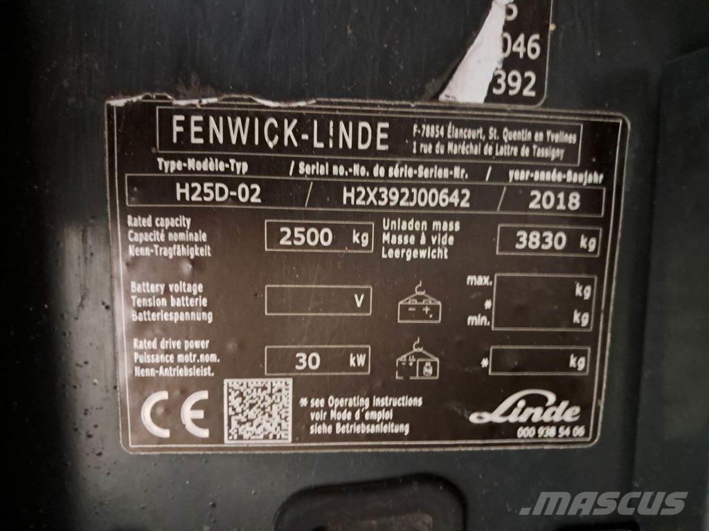 Linde H25D-02 Dyzeliniai krautuvai