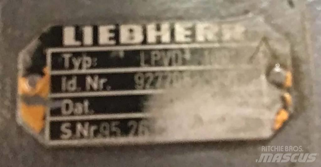 Liebherr LPVD 100 Hidraulikos įrenginiai