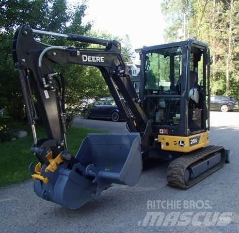 John Deere 26G Mini ekskavatoriai < 7 t