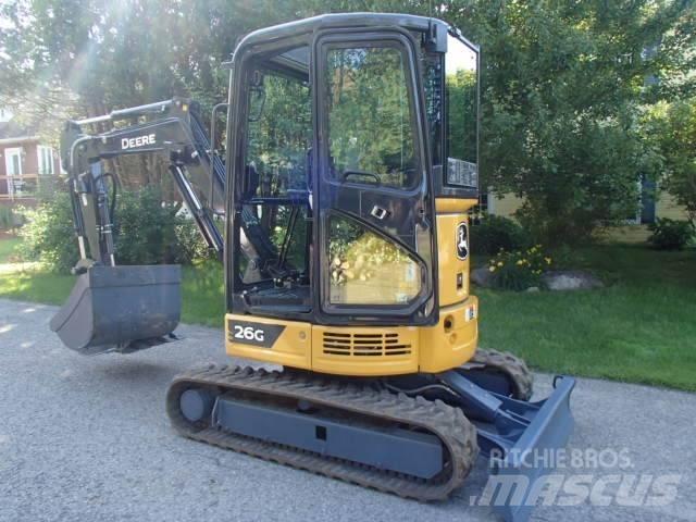 John Deere 26G Mini ekskavatoriai < 7 t