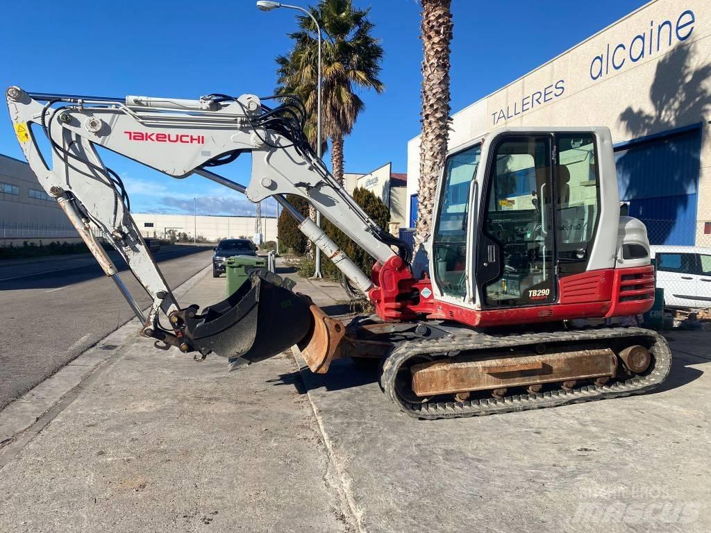 Takeuchi TB 290 Vidutinės galios ekskavatoriai 7-12 t