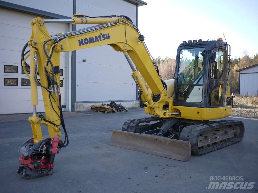 Komatsu PC 80 MR-3 Vidutinės galios ekskavatoriai 7-12 t