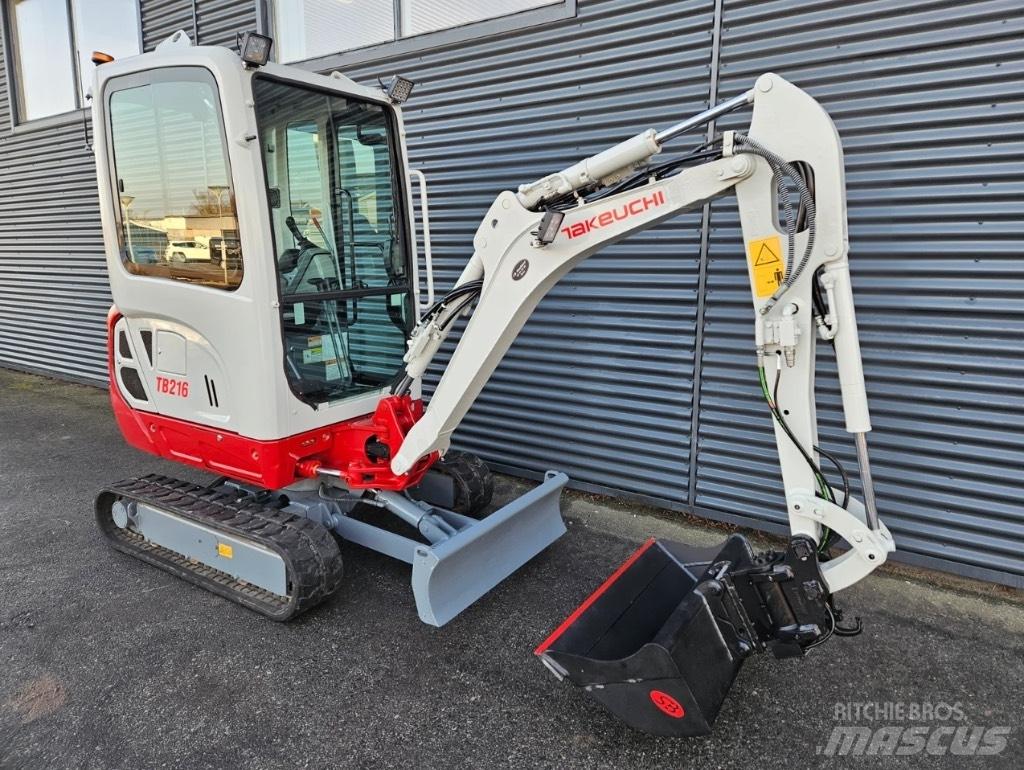 Takeuchi TB 216 Mini ekskavatoriai < 7 t